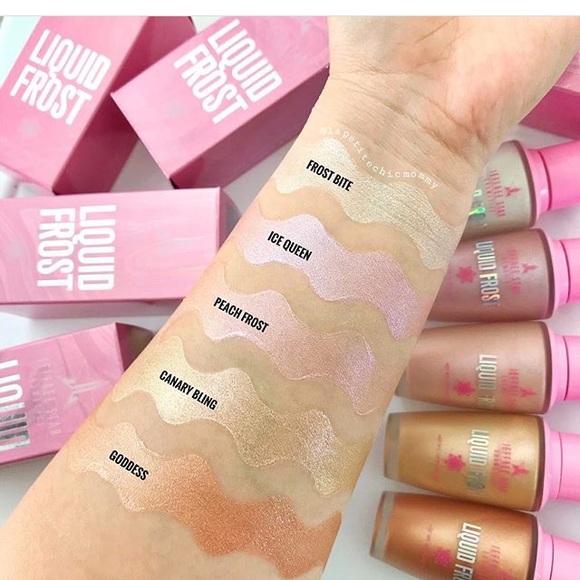 Jeffree Star Liquid Frost Highlighter Frozen Peach BNIB - Picture 4 of 14